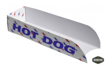ESTUCHE CARTON HOT-DOG BLANCO 17x5cm (500und)